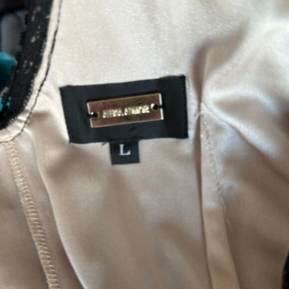 Alexa Admor Womens Lace Dress Size L Sleeveless Handkerchief Witchy Whimsigoth - Picture 8 of 10